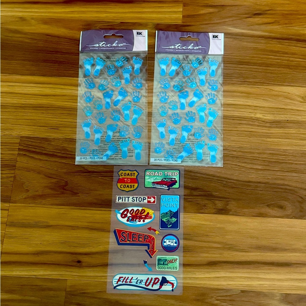 3 Packs of Stickers
